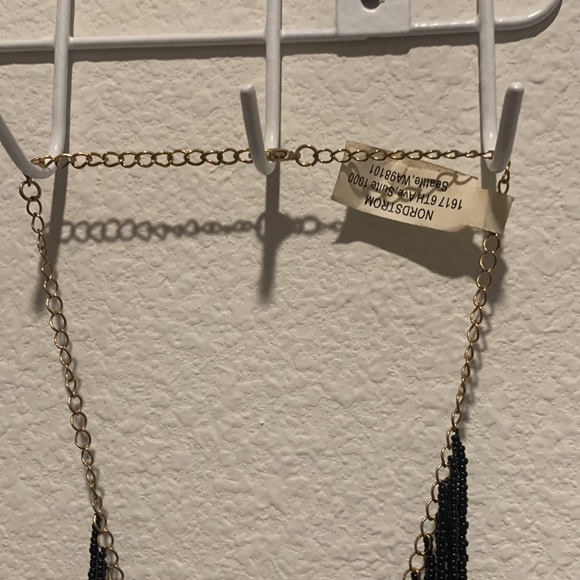 Nordstrom Black beaded necklace - Picture 3 of 7